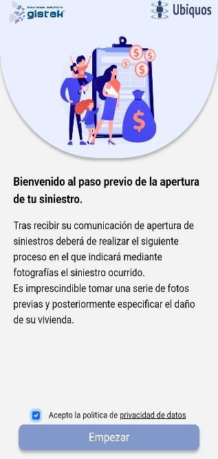 Proceso de apertura para siniestros de hogar y comercio